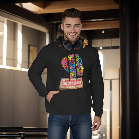 Superpower” Autism Awareness Hoodie – Bold & Empowering Statement Wear