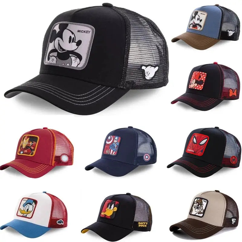 Classic Cartoon Inspired Snapback Cap Collection